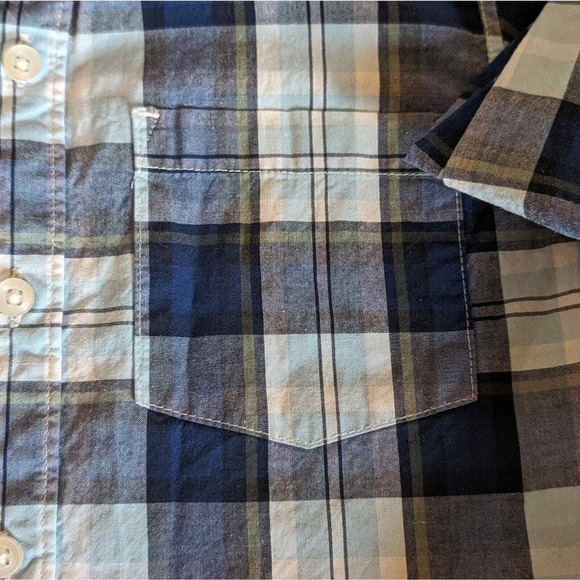 2 Boys Oshkosh & 1 Carters Longsleeve 100% Cotton Dress Shirts Blue White & Red - Picture 5 of 11